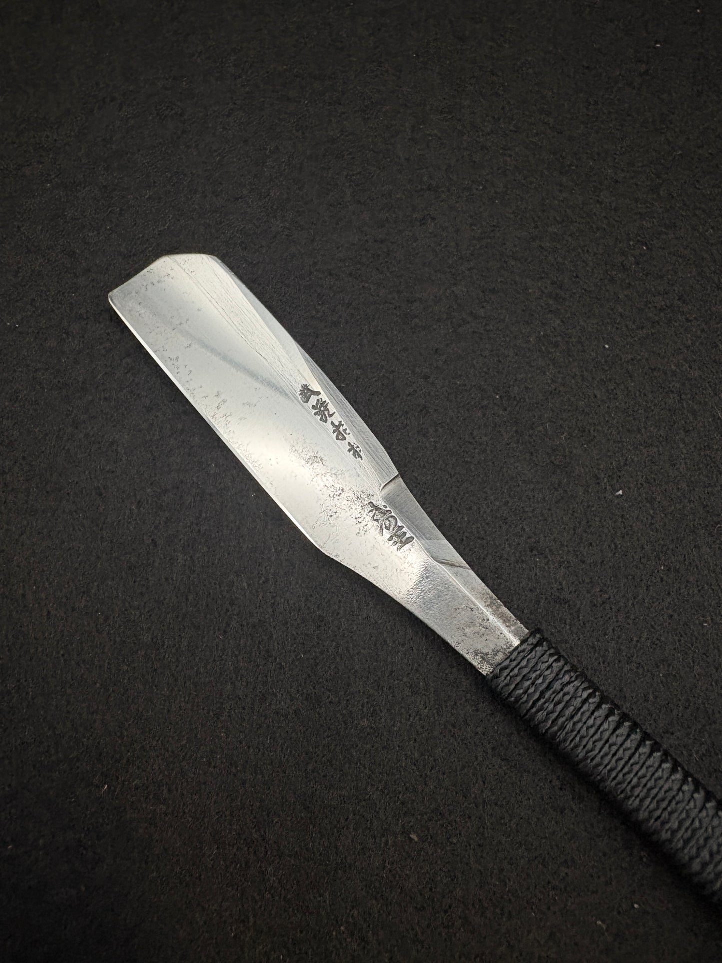 Vintage Japanese Kamisori Straight Razor Shave Ready Custom Grip