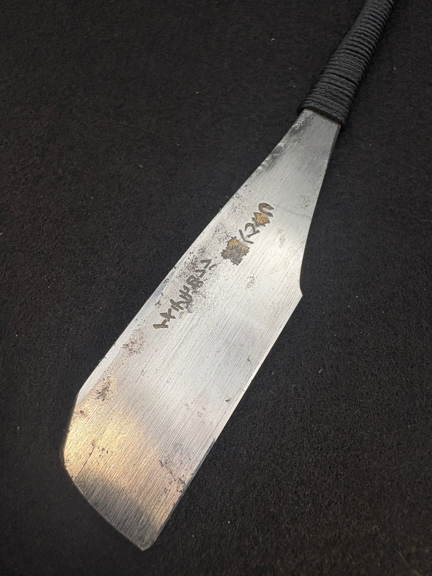 Henkotsu Vintage Japanese Kamisori Straight Razor Shave Ready Custom Grip