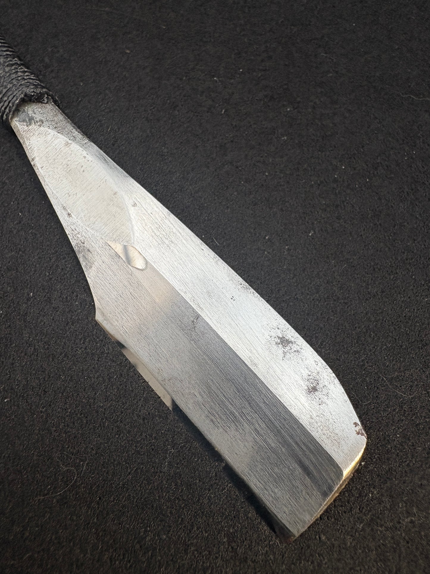 Henkotsu Vintage Japanese Kamisori Straight Razor Shave Ready Custom Grip