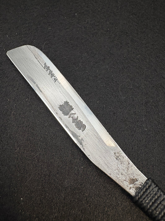 Henkotsu Vintage Japanese Kamisori Straight Razor Shave Ready Paracord Grip