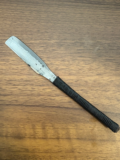 Vintage Japanese Kamisori Straight Razor Shave Ready Custom Wrapped Grip